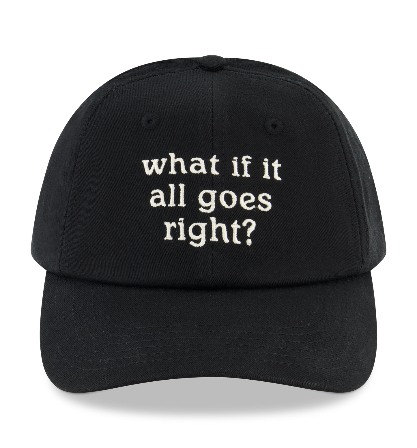 WHAT IF IT ALL GOES RIGHT? Dad Hat