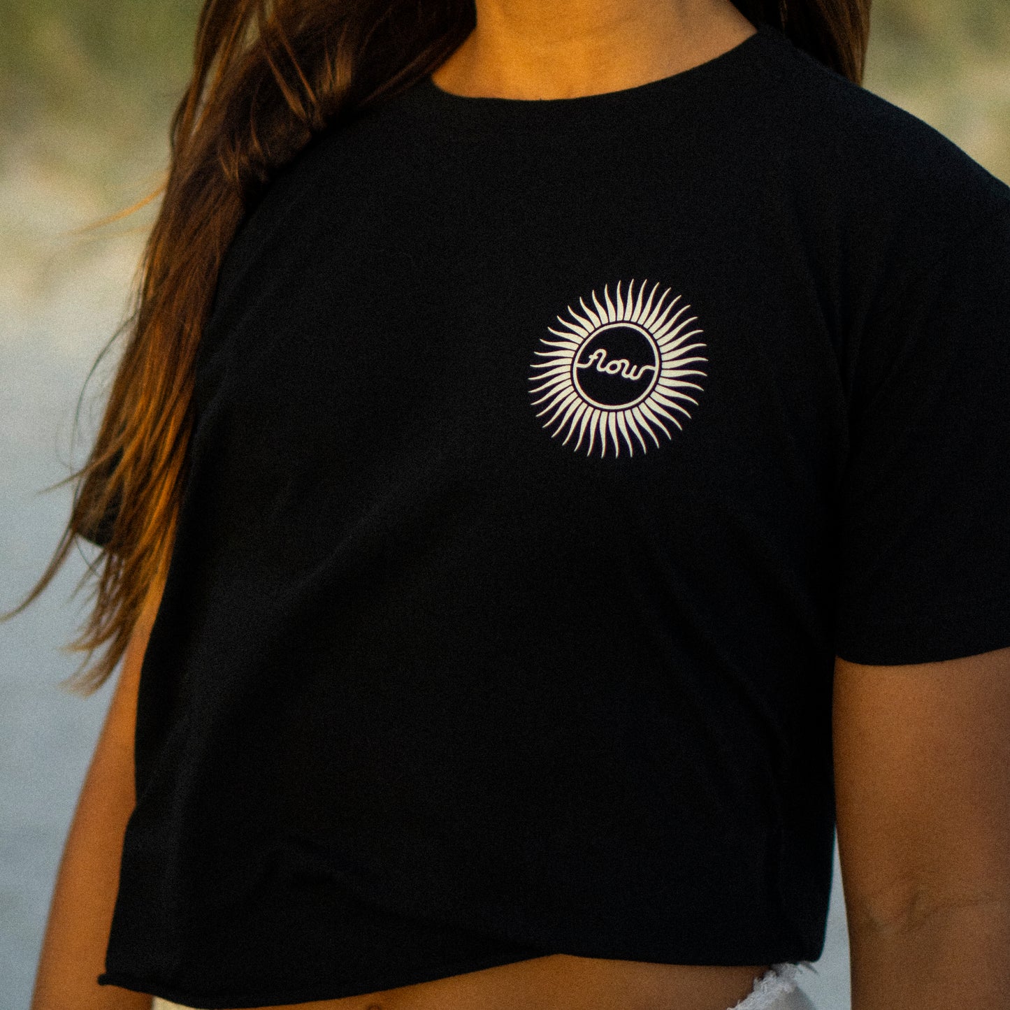 Ladies Flow Sun Cropped Tee
