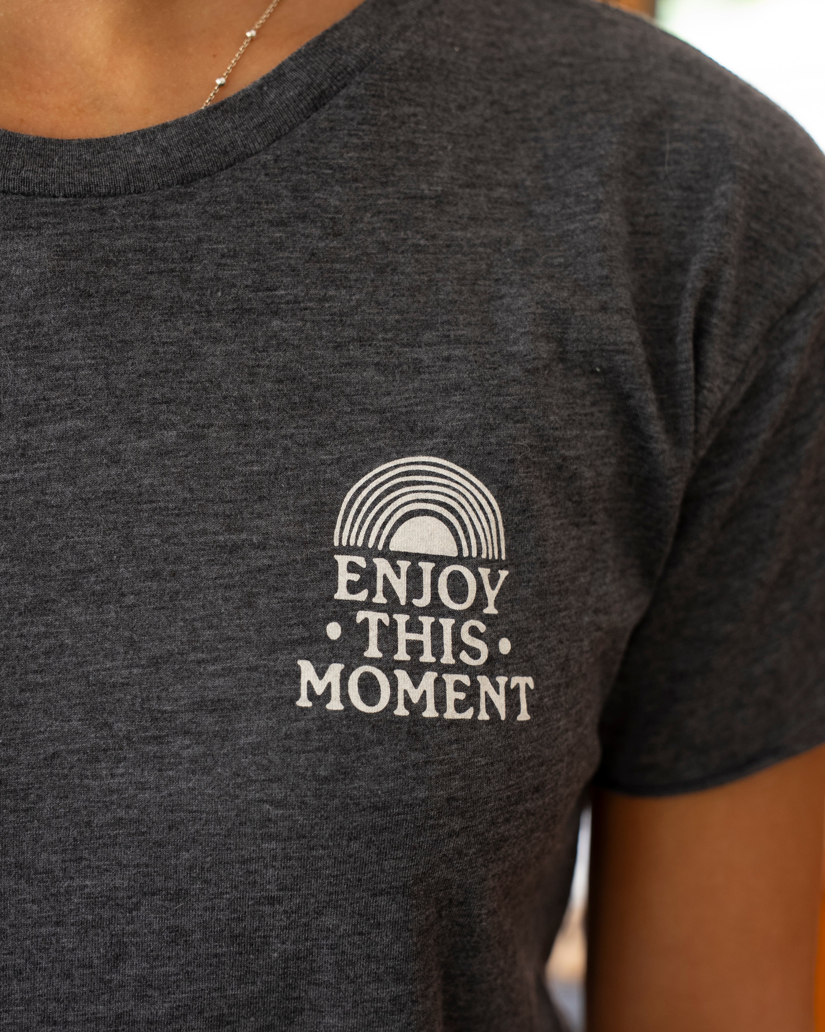 Enjoy This Moment Cropped Tee