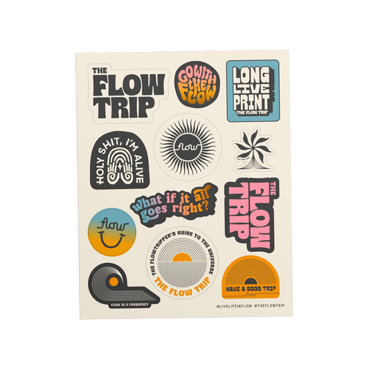 The Flow Trip Sticker Sheet