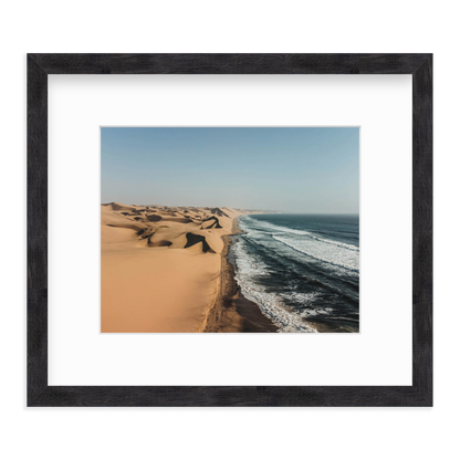 Where the Ocean Meets the Desert by Nir Himi