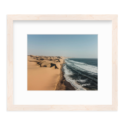 Where the Ocean Meets the Desert by Nir Himi