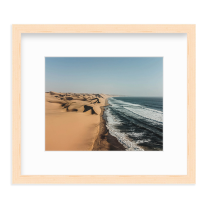Where the Ocean Meets the Desert by Nir Himi