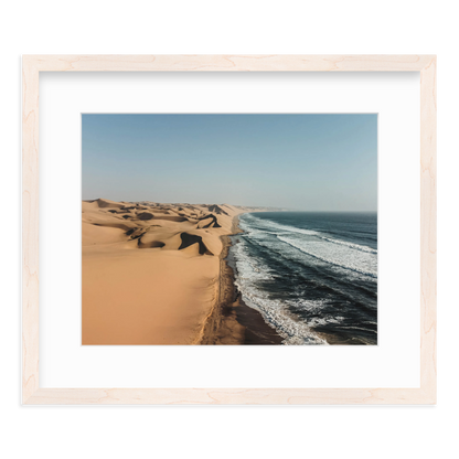 Where the Ocean Meets the Desert by Nir Himi