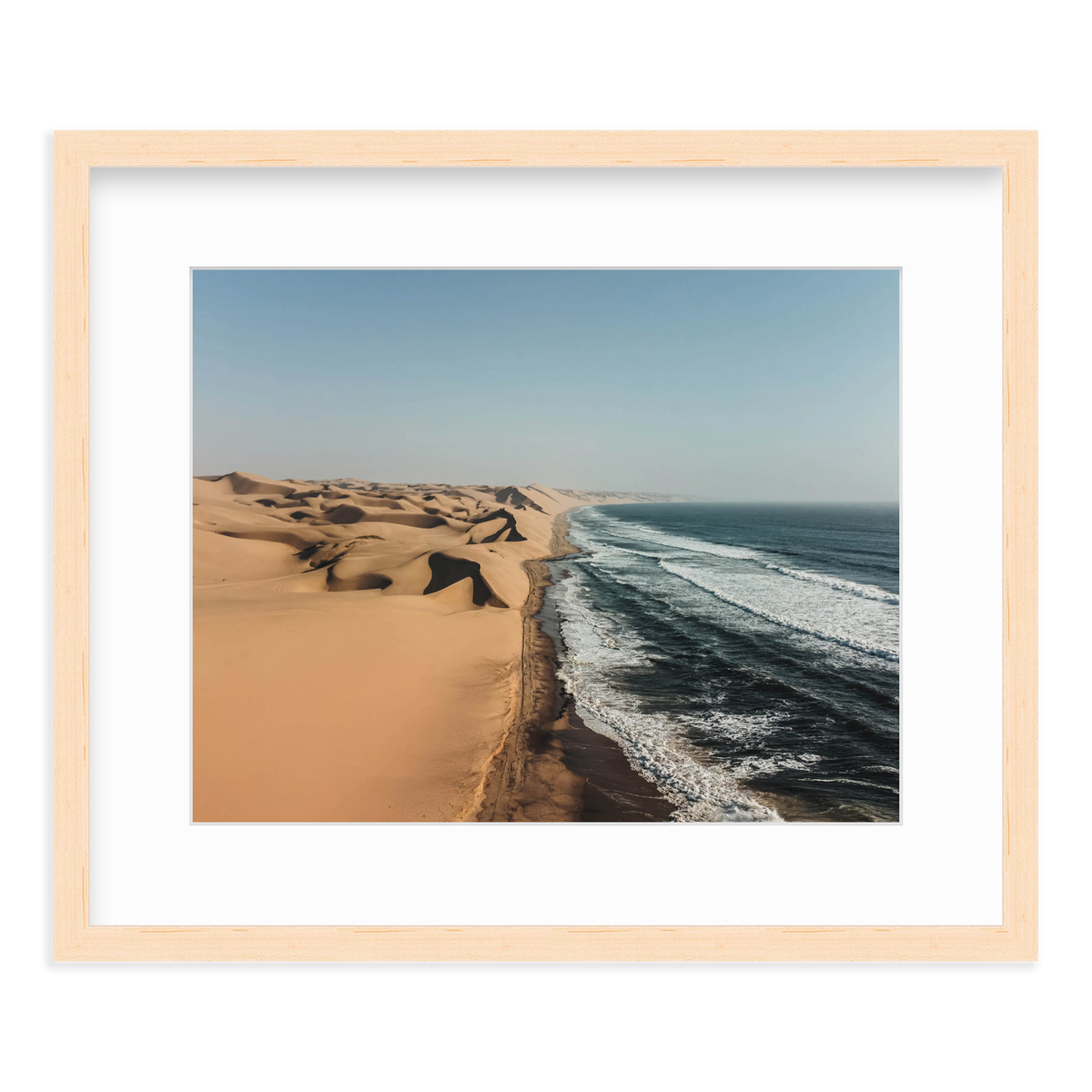 Where the Ocean Meets the Desert by Nir Himi