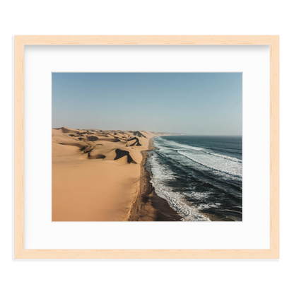 Where the Ocean Meets the Desert by Nir Himi