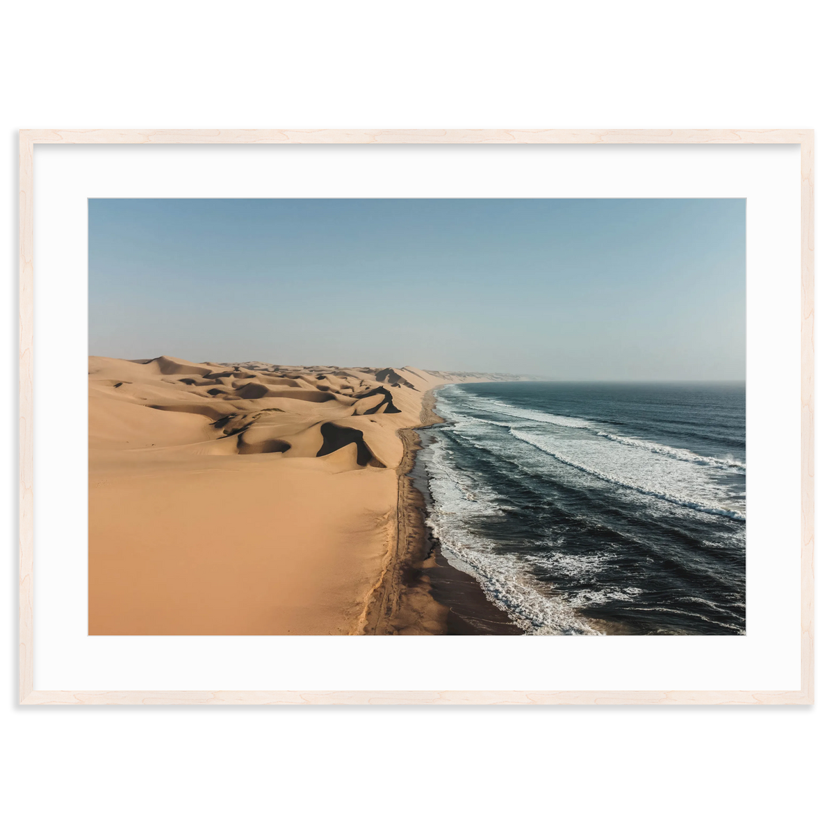 Where the Ocean Meets the Desert by Nir Himi