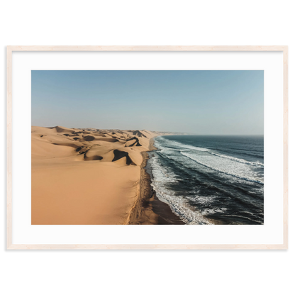 Where the Ocean Meets the Desert by Nir Himi