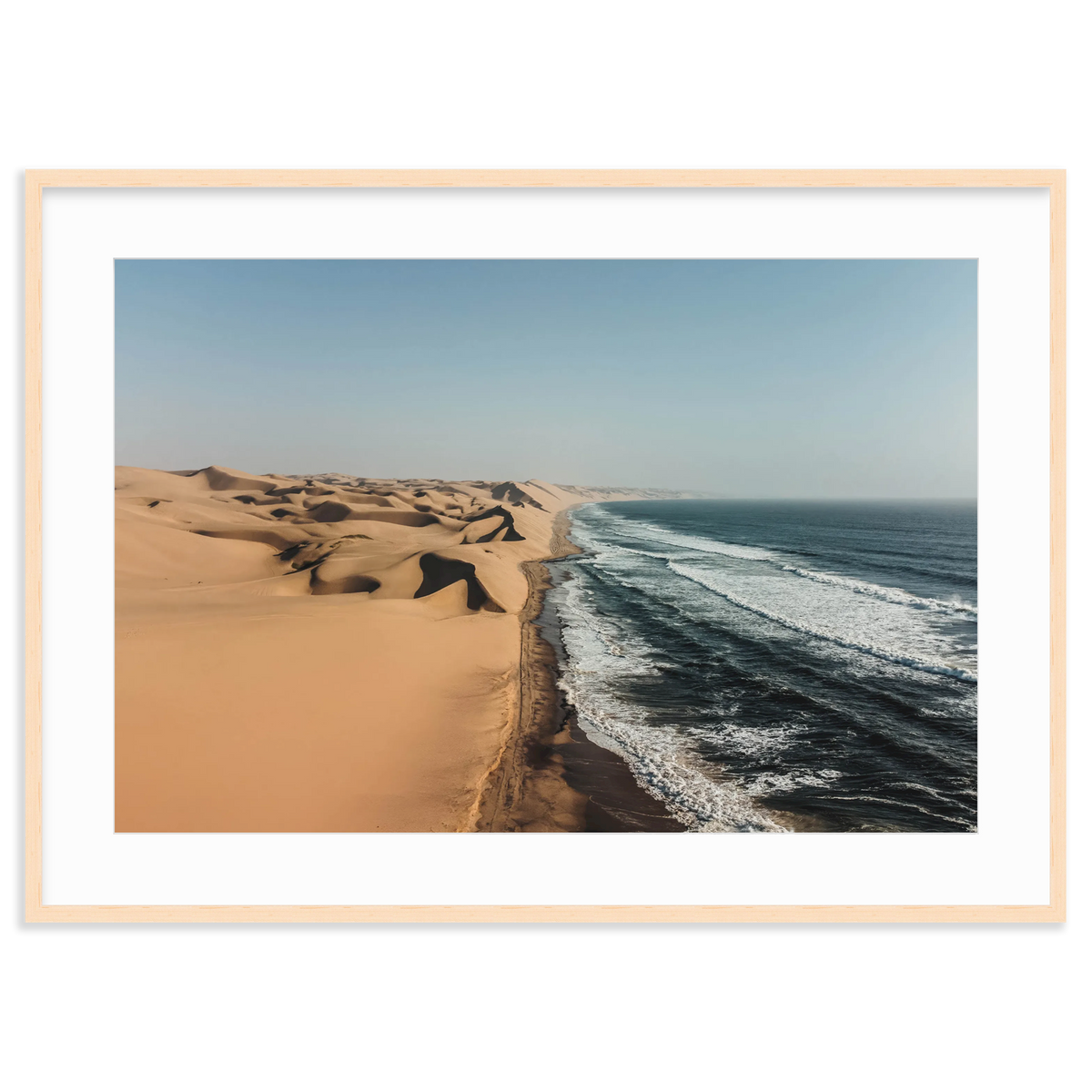 Where the Ocean Meets the Desert by Nir Himi