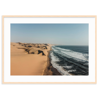 Where the Ocean Meets the Desert by Nir Himi